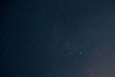 Low angle view of stars in sky