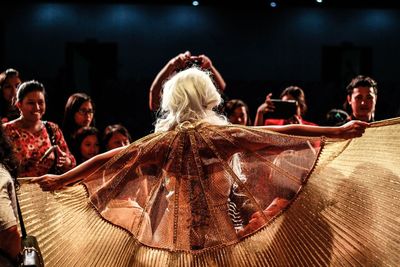 People at music concert