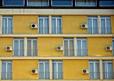 Building with windows in background