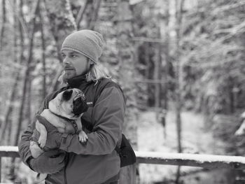 Young woman standing on ground