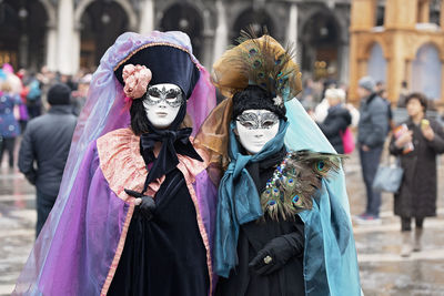 Persons wearing mask