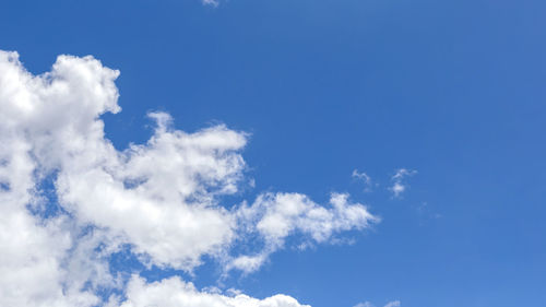 Low angle view of clouds in sky