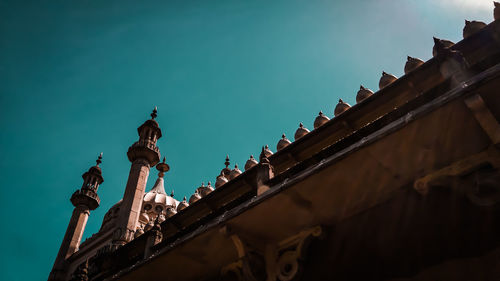 Low angle view of statue