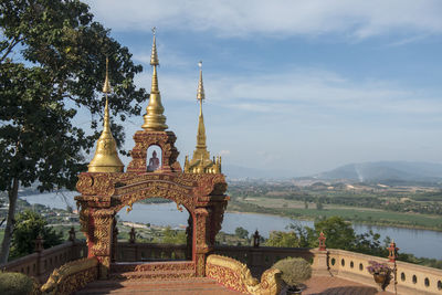 View of historic building against sky