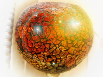Close-up of crystal ball