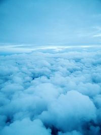 Aerial view of cloudscape