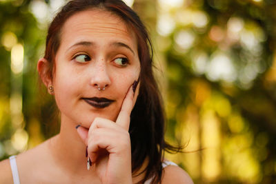 Woman at park