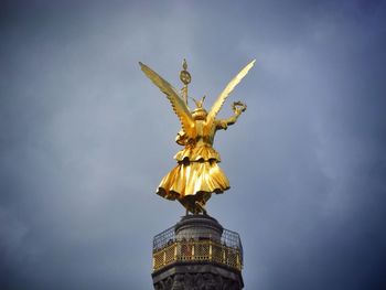 Low angle view of statue