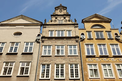 Low angle view of building against sky