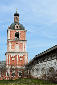 Low angle view of historic building against sky