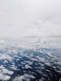 Aerial view of cloudscape against sky