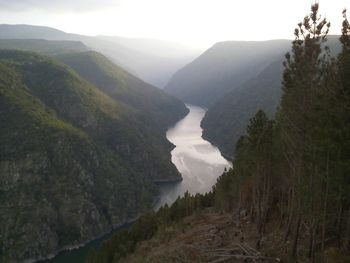 Scenic view of mountains