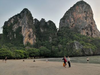 People on beach