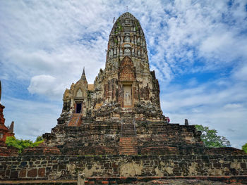 Low angle view of historical building against sky
