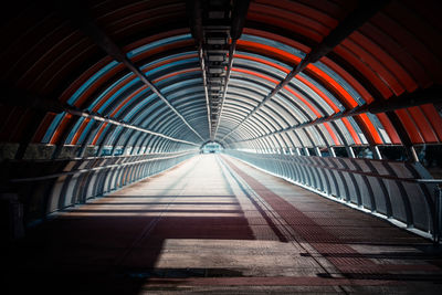 View of an empty tunnel