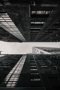 Low angle view of modern building