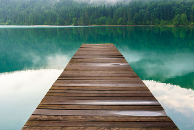 Pier over lake