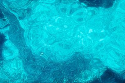 Full frame shot of water in swimming pool