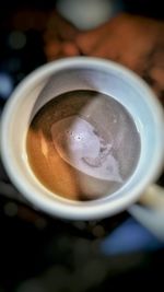 Close-up of coffee cup