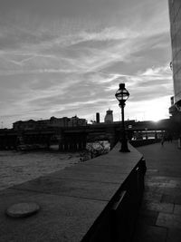 Silhouette of buildings in city