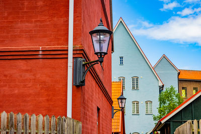 Low angle view of building against sky