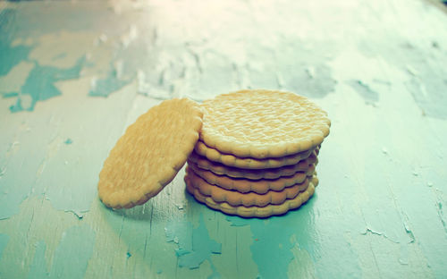 Close-up view of bread