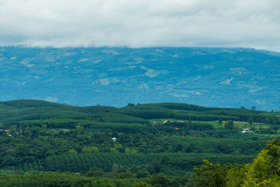 Scenic view of landscape against sky