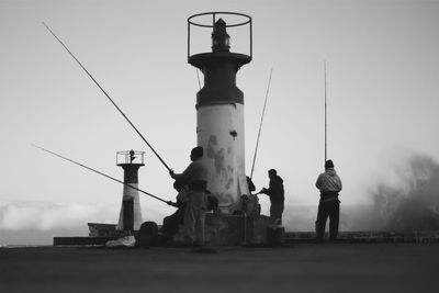 Lighthouse against sky