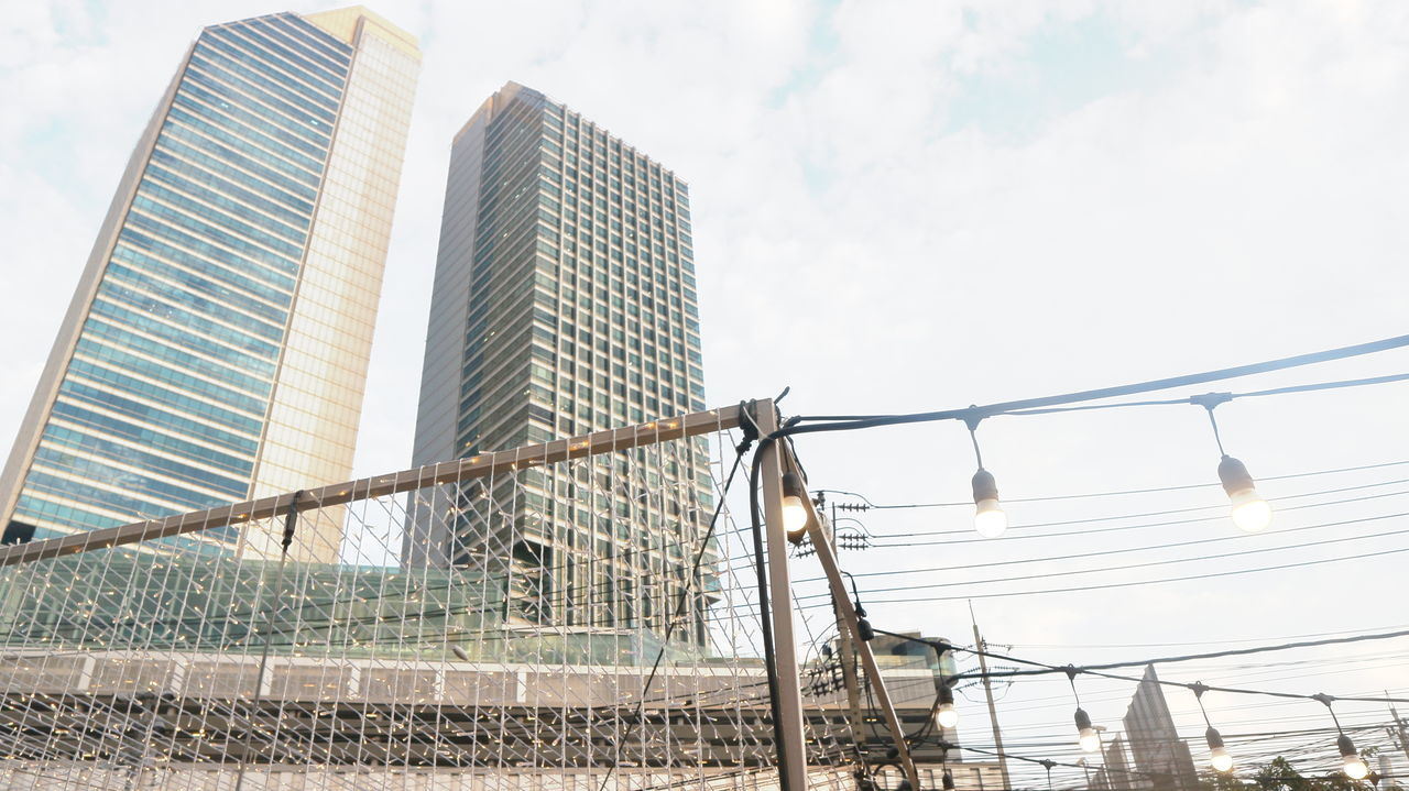 LOW ANGLE VIEW OF BUILDINGS