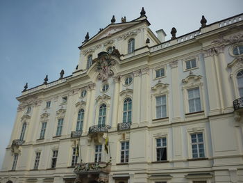 Low angle view of building against sky