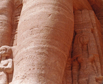 Low angle view of a statue