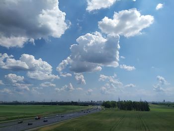 Scenic view of landscape against sky