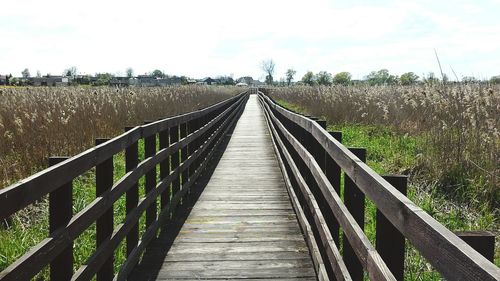 View of road along landscape