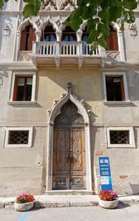 Facade of building