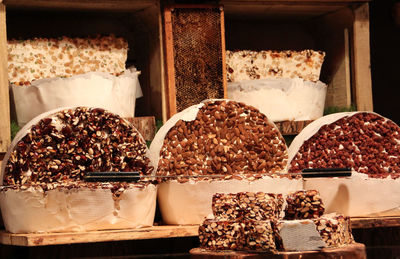 Close-up of ice cream in box