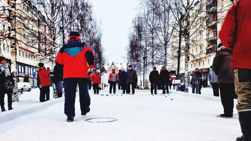 People in park