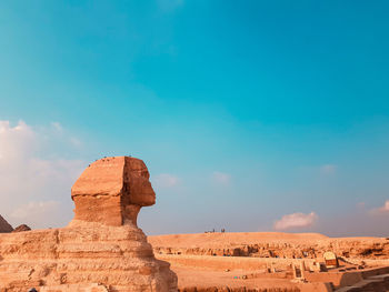 Rock formations in a desert