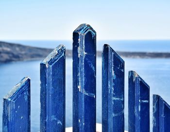 Panoramic view of frozen sea against sky