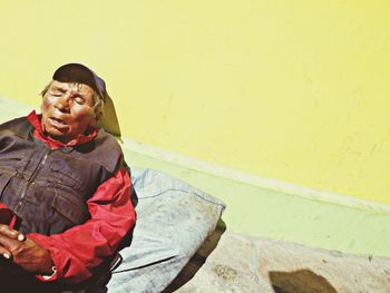 Portrait of young woman