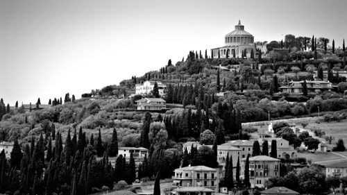 Verona cityscape against clear sky