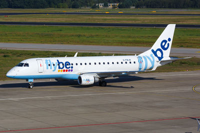 View of airplane on runway