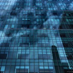 Low angle view of modern building