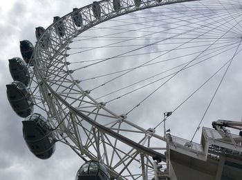 Low angle view of ferris wheel