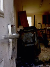 Interior of abandoned room