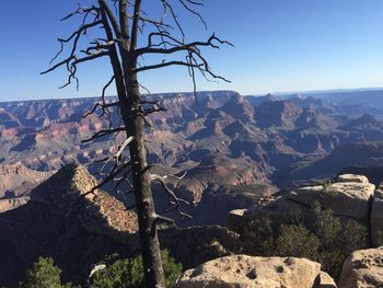 High angle view of grandview point