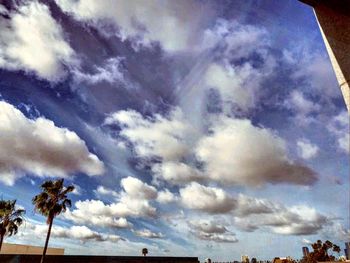 Low angle view of cloudscape