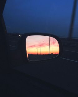 Silhouette of trees at sunset