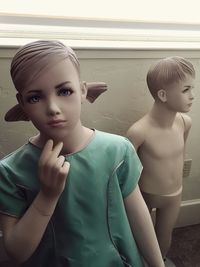 Portrait of young woman