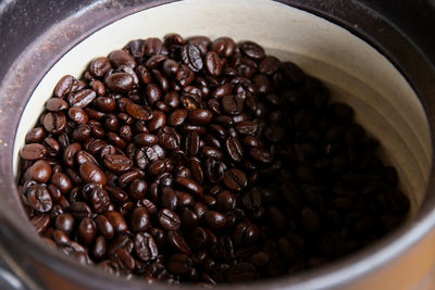Close-up of coffee beans