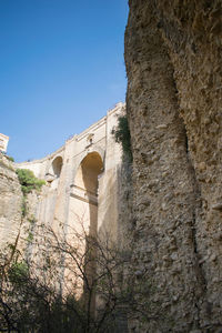 Low angle view of historical building
